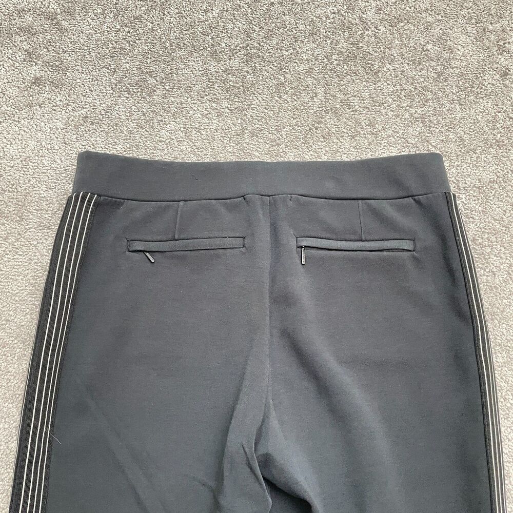 Athleta Black Track Pants with White Side Stripes - Picture 13 of 14